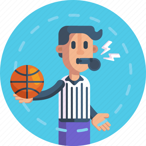 Sports, whistle, referee, ball, basketball icon - Download on Iconfinder