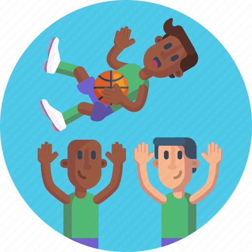 Sports, players, basketball players, ball, basketball icon - Download on Iconfinder