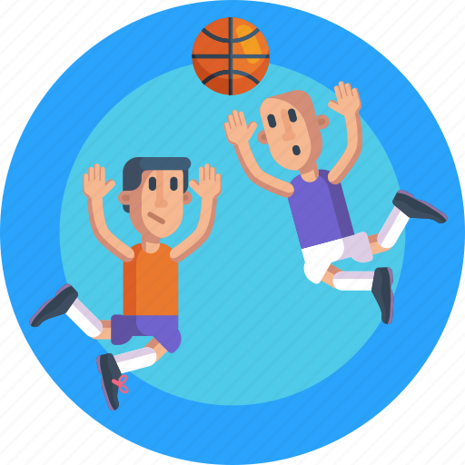 Sports, competition, basketball, basketball players, players, ball icon - Download on Iconfinder