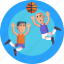sports, competition, basketball, basketball players, players, ball 