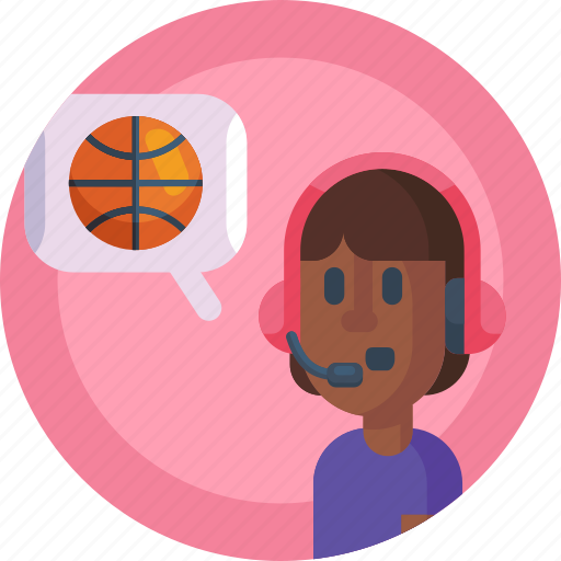 Commentator, game, basketball, sports icon - Download on Iconfinder
