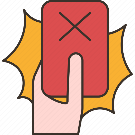 Foul, markers, judge, punishment, rule icon - Download on Iconfinder
