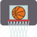 hoop, basket, net, dunk, goal