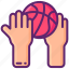 assist, basketball, hand 