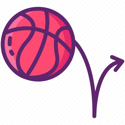 Basketball, bounce, pass icon - Download on Iconfinder