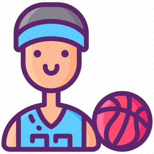 Basketball, male, player icon - Download on Iconfinder