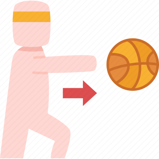 Pass, ball, chest, thrown, basketball icon - Download on Iconfinder