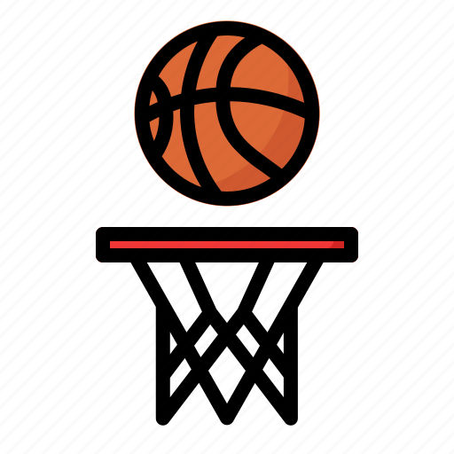 Hoop, ball, basketball, sport, game, competition icon - Download on Iconfinder