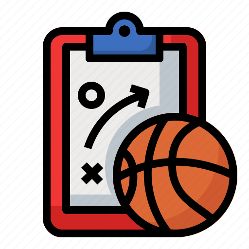 Strategy, tactics, clipboard, basketball, sport, game, competition icon - Download on Iconfinder