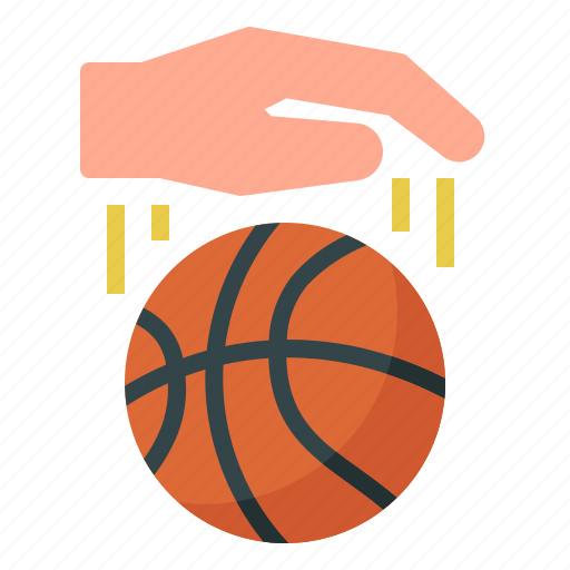 Dribble, basketball, sport, game, competition, ball, hand icon - Download on Iconfinder
