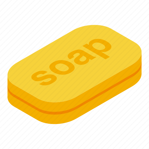Bath, soap, isometric icon - Download on Iconfinder