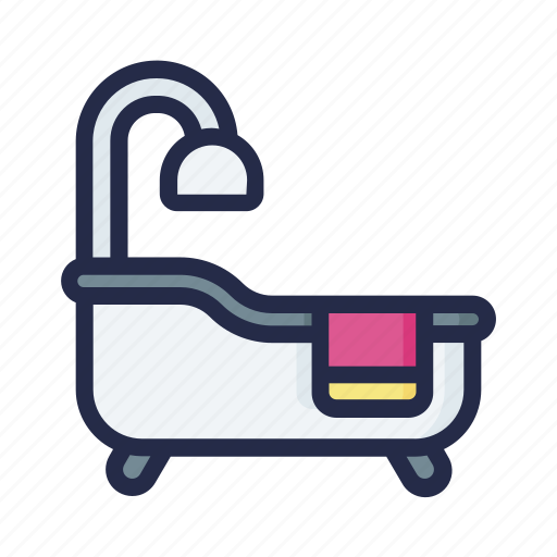 Bath, bathroom, bathtub, clean, interior icon - Download on Iconfinder