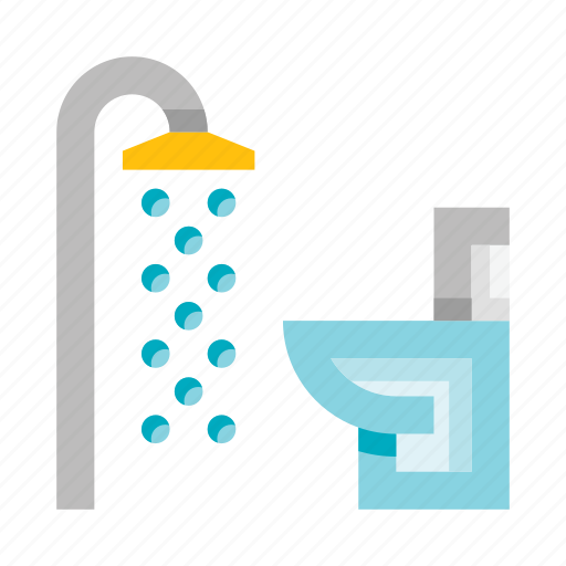 Bathroom, shower, toilet, restroom icon - Download on Iconfinder