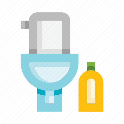 Wc, brush, bathroom, toilet bowl icon - Download on Iconfinder