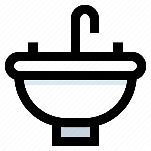 Basin, bathroom, sink, wash basin, washbowl icon - Download on Iconfinder