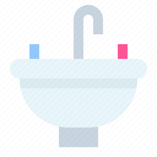 Basin, bathroom, sink, wash basin, washbowl icon - Download on Iconfinder