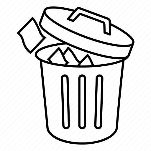 Bathroom, dustbin, garbage, paper, rubbish, trash, waste icon - Download on Iconfinder