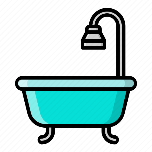 Bath, bathroom, bathtub, clean, hygiene, wash icon - Download on Iconfinder