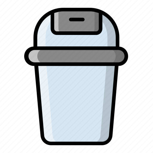 Bath, bathroom, clean, hygiene, trash bin, wash icon - Download on Iconfinder