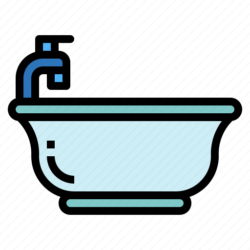 Bathtub, bath, bathroom, tub, furniture icon - Download on Iconfinder