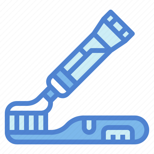 Toothpaste, toothbrush, bathroom, hygiene, dental icon - Download on Iconfinder