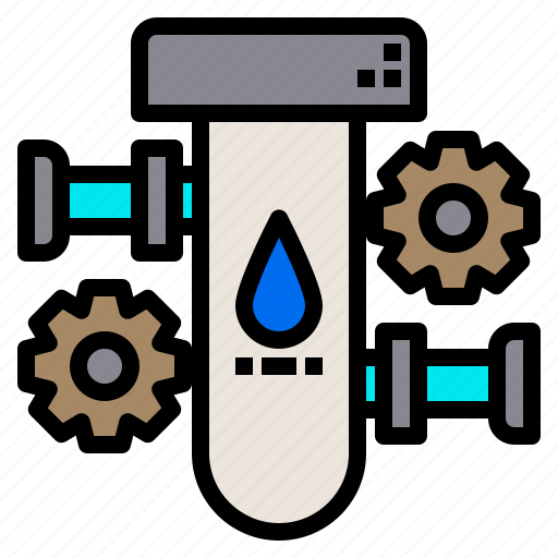 Bath, drink, drop, filter, floor, house, water icon - Download on Iconfinder