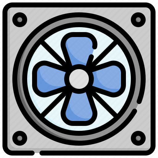 Exhaust, pipe, air, conditioner, electronics, fan icon - Download on Iconfinder