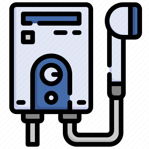 Water, heater, electric, furniture, and, household, automation icon - Download on Iconfinder