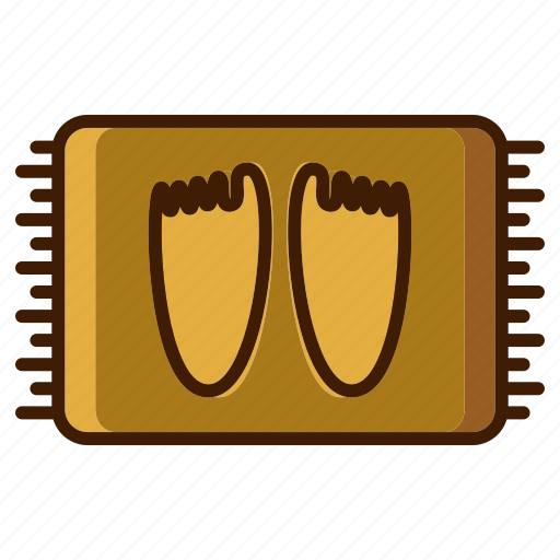 Bat mat icon, bath, bath mat, bathroom, home, mat icon - Download on Iconfinder