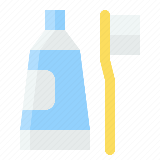 Bathroom, brush, toothbrush, toothpaste icon - Download on Iconfinder