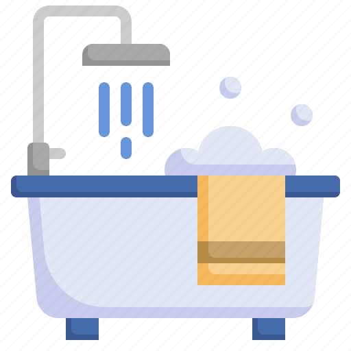 Bathtub, furniture, and, household, hygienic, hygiene, washing icon - Download on Iconfinder
