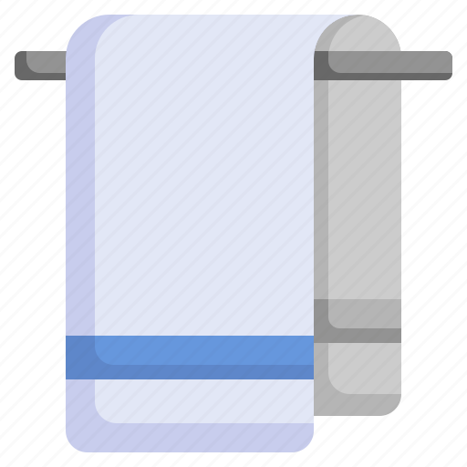 Towel, bath, dry, furniture, and, household, wiping icon - Download on Iconfinder