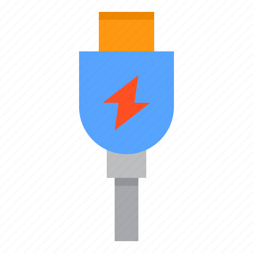 Power, electricity, charge, connector, usb icon - Download on Iconfinder
