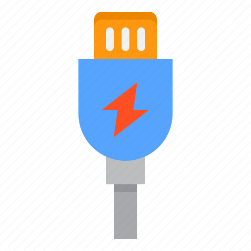 Power, electricity, charge, usb, connector icon - Download on Iconfinder