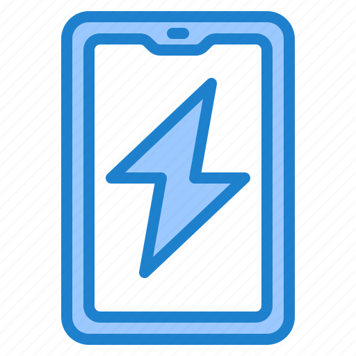 Mobile, battery, electricity, charge, phone icon - Download on Iconfinder
