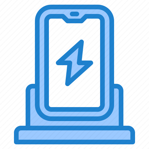 Mobile, charge, battery, electricity, wireless icon - Download on Iconfinder