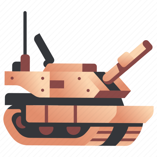 Armored, army, cannon, military, tank, vehicle, war icon - Download on Iconfinder