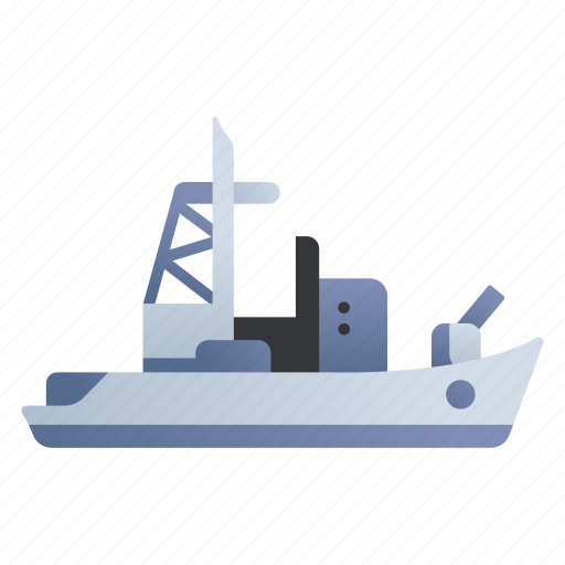 Battle, battleship, cannon, gun, military, ocean, sea icon - Download on Iconfinder