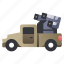 arm, armed, army, car, military, missile, vehicle 