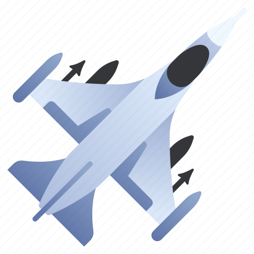 Aircraft, airplane, fighter, force, jet, military, plane icon - Download on Iconfinder