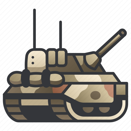 Armed, army, cannon, military, tank, vehicle, war icon - Download on Iconfinder
