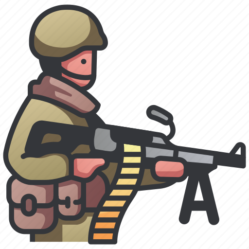 Army, commando, gun, infantry, military, soldier, weapon icon - Download on Iconfinder