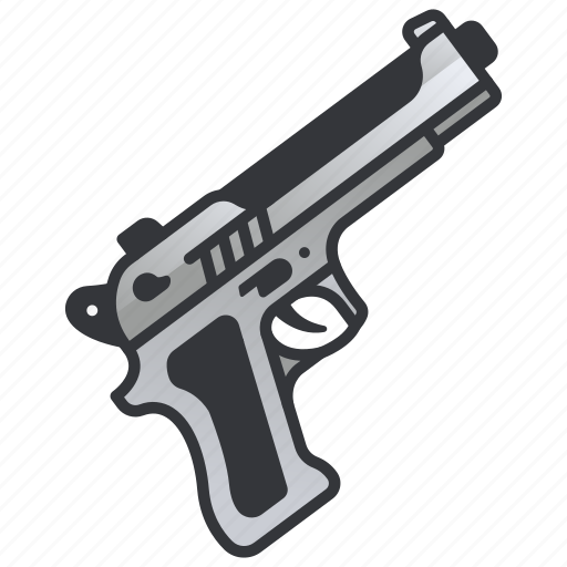 Firearm, gun, handgun, pistol, police, revolver, weapon icon - Download on Iconfinder