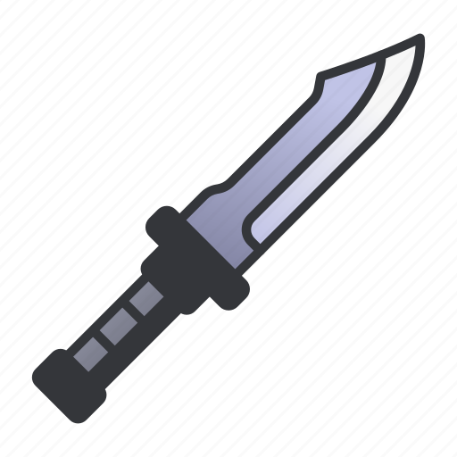 Blade, combat, equipment, knife, military, soldier, weapon icon - Download on Iconfinder