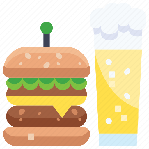 Beer, berger, drink, food icon - Download on Iconfinder