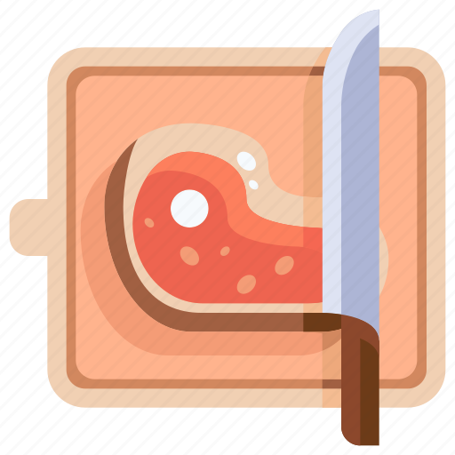 Barbecue grill, bbq, beef, board, chopping, food icon - Download on Iconfinder