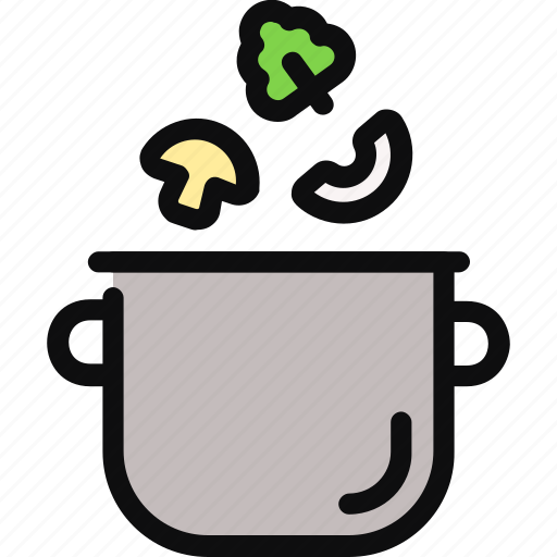 Cooking pot, boiling, kitchenware, cook, hot pot, kitchen appliance, boil icon - Download on Iconfinder