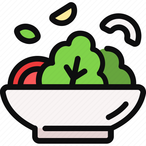 Salad, veggies, diet, healthy, vegetarian, vegan food, vegetables icon - Download on Iconfinder