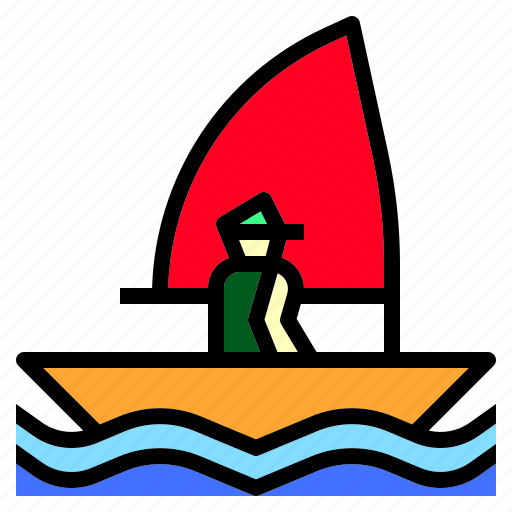 Beach, boat, nature, sailboat, sea, ship icon - Download on Iconfinder