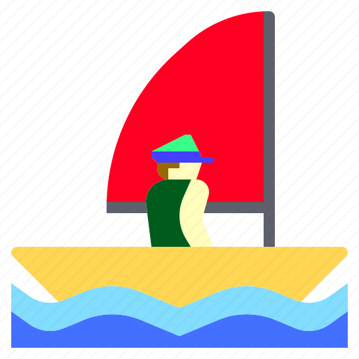 Beach, boat, nature, sailboat, sea, ship icon - Download on Iconfinder